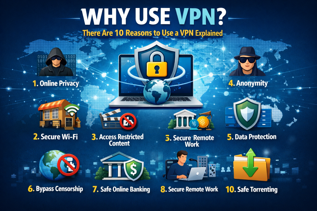 Why Use VPN? There Are 10 Reasons to Use a VPN Explained